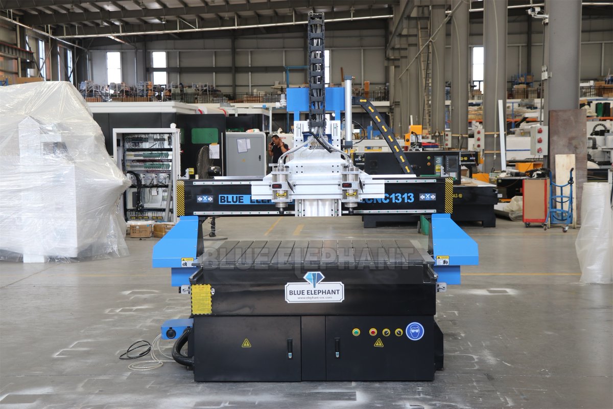 ElephantCnc's tweet image. 🎉🌟Double-head Woodworking CNC Router with customized 1300*1300mm worktable
#cncrouter #woodworking #multispindle #multihead #moldova
🥰Want to buy? Plz click the following link:
elephant-cnc.com/pro/multi-spin…
💐Or leave me your email or whatsapp, we will provide you what you want.