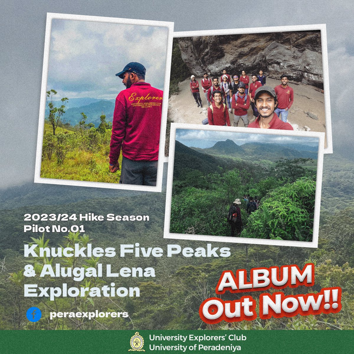 peraexplorers's tweet photo. Pilot No. 01
Knukles Five Peaks &amp; Alugal Lena Exploration
Hike Season 2023/24
2023/07/22,23

https://t.co/jUfZTwTWpp

#peraexplorers🌎👣
#walkingisliving https://t.co/2Arg5w07dI