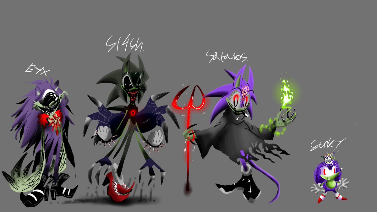 Spinhx_Inator_'s tweet photo. This is an old art, but you can see what eyx looks ๐what do you think?
#sonicexeoc #eyxsweep https://t.co/Z9NZJ6bebX
