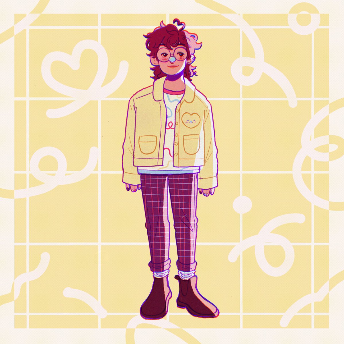 「A Lovely jacket in yellow3 days left bef」|Abelle✨(they/them)@looking for workのイラスト