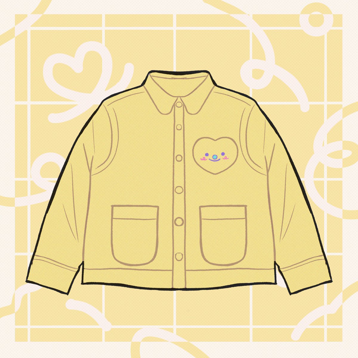 「A Lovely jacket in yellow3 days left bef」|Abelle✨(they/them)@looking for workのイラスト