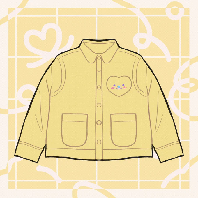 A Lovely jacket in yellow3 days left before my Kickstarter goes live! Each day I will reveal a color + charm design 