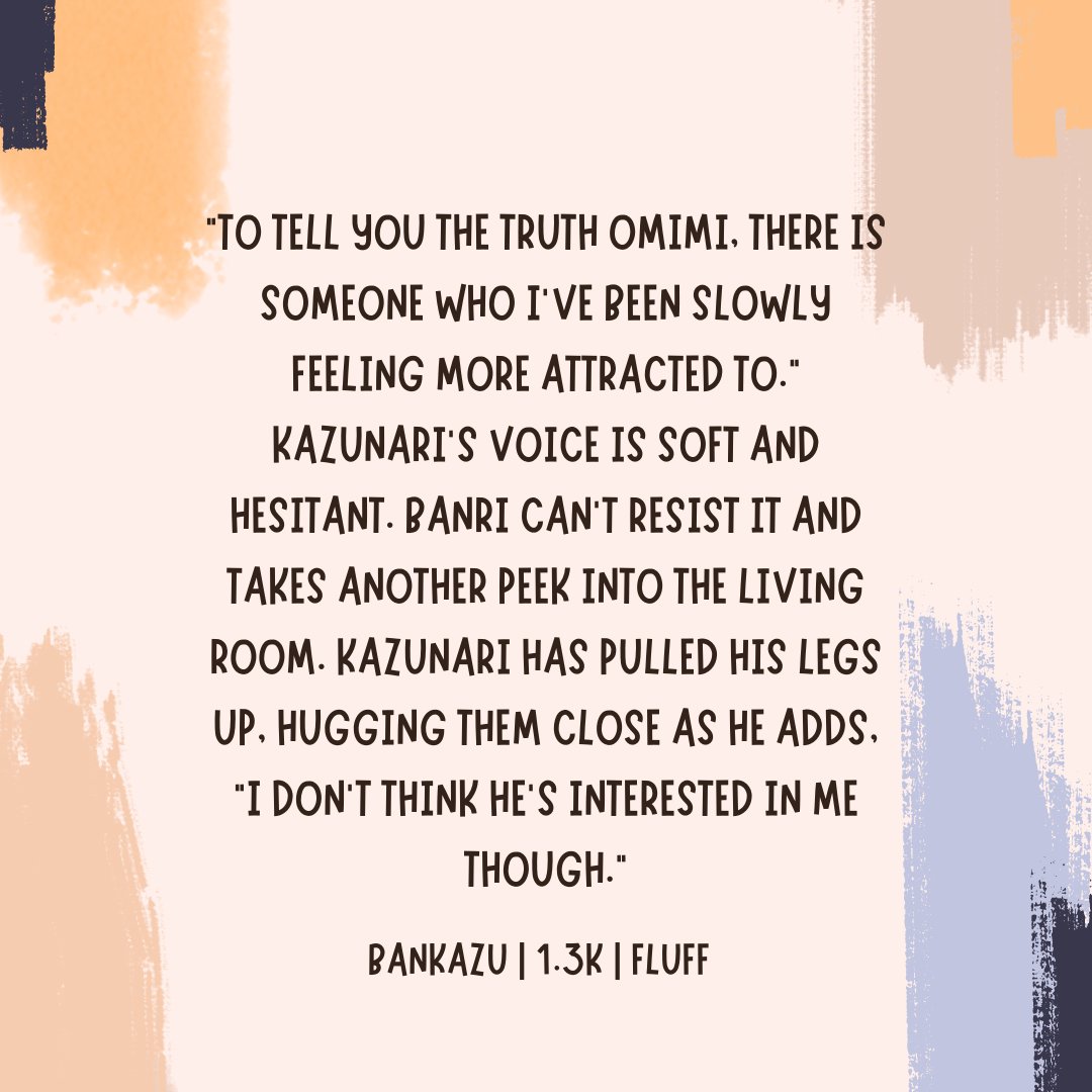 RamblingRaina's tweet photo. #a3rarepairs2023 
bankazu | 1.3k | fluff
(belated) day 5 | eavesdropping

it took me a little while longer than i had anticipated but i'm happy with this one! please do check it out~

https://t.co/heOZ3ZjS9v https://t.co/zJKORgQAbm