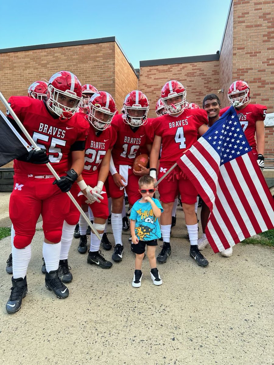 the_sarah_bloom's tweet photo. Head coach’s nephew Dom is a stud, obviously. It is “Lepore-able” Get it? @DominickLepore1 @FansManalapan @APPSportsDesk @AsburyParkPress CUTE KID - submitted by Paul Lepore - one of his 3 stud kids https://t.co/ZkqsLm7Sgv