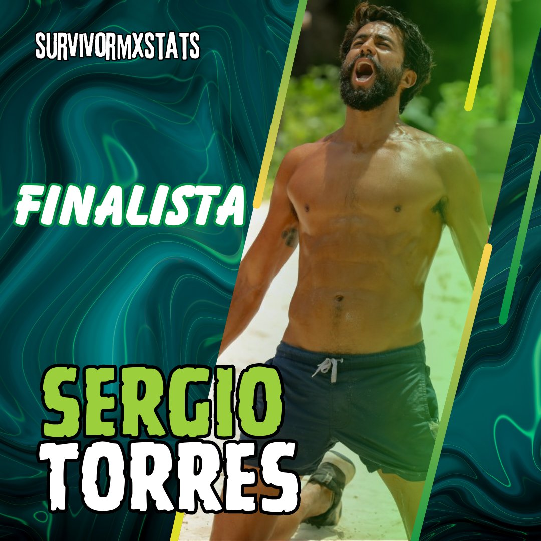 Survivormxstats's tweet photo. 🔥FINALISTA🔥

Sergio se convierte en el segundo finalista de la Cuarta Temporada de Survivor México 👏🎉

#FinalSurvivorMx https://t.co/B6btLy6FkO