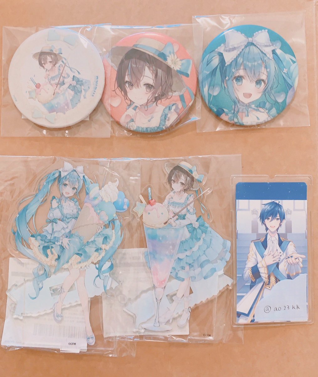 ao23KK's tweet photo. 【交換】
楽天コレクション オンラインくじ 初音ミク Happy 16th birthday 楽コレ

〇譲(画像1.2)
2画像の物も所持しております。

〇求(画像3)
B.C.D.E.おまけ賞/KAITO🍨
♡優先

郵送でのお取引となります📮 
お気軽にお声掛け下さい🙇🏻‍♀️՞ https://t.co/mb7setyRWl