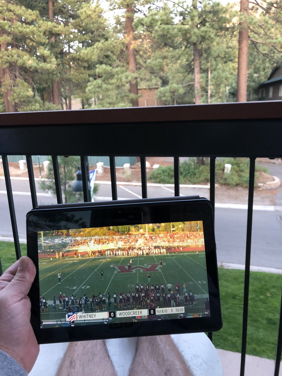 MattLaux916's tweet photo. Just cuz I’m in Tahoe doesn’t mean I’m not checking in! @WhitneyFball @WhitneyCats https://t.co/cgG8hN8jDA