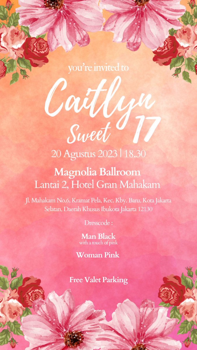 do fuchsia and orange go together? 
#latepost for Caitlyn Sweet Seventeen

#sugarcraft #sweetcorner
#desserttable #アイシングクッキー