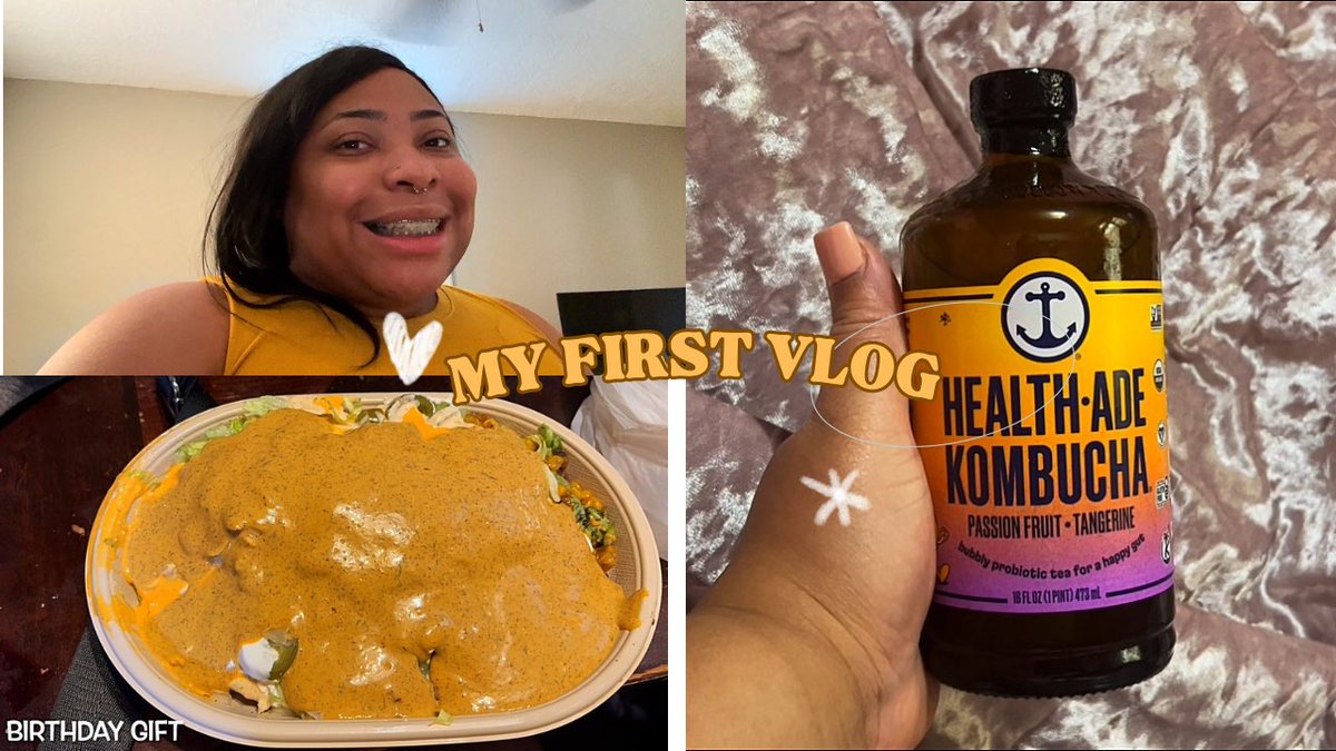 BeingCharenia1's tweet photo. My First Vlog https://t.co/y9raGtMnzZ
#myfirstvlog #vlog #vlogger #ulta #kombucha https://t.co/iAZvh2H9gh