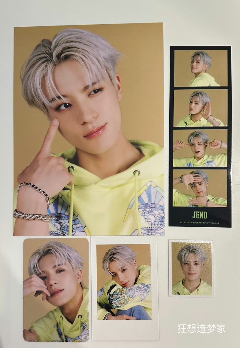 nct nation photocard preview #JENO #제노 • photo set & 4 cut photo