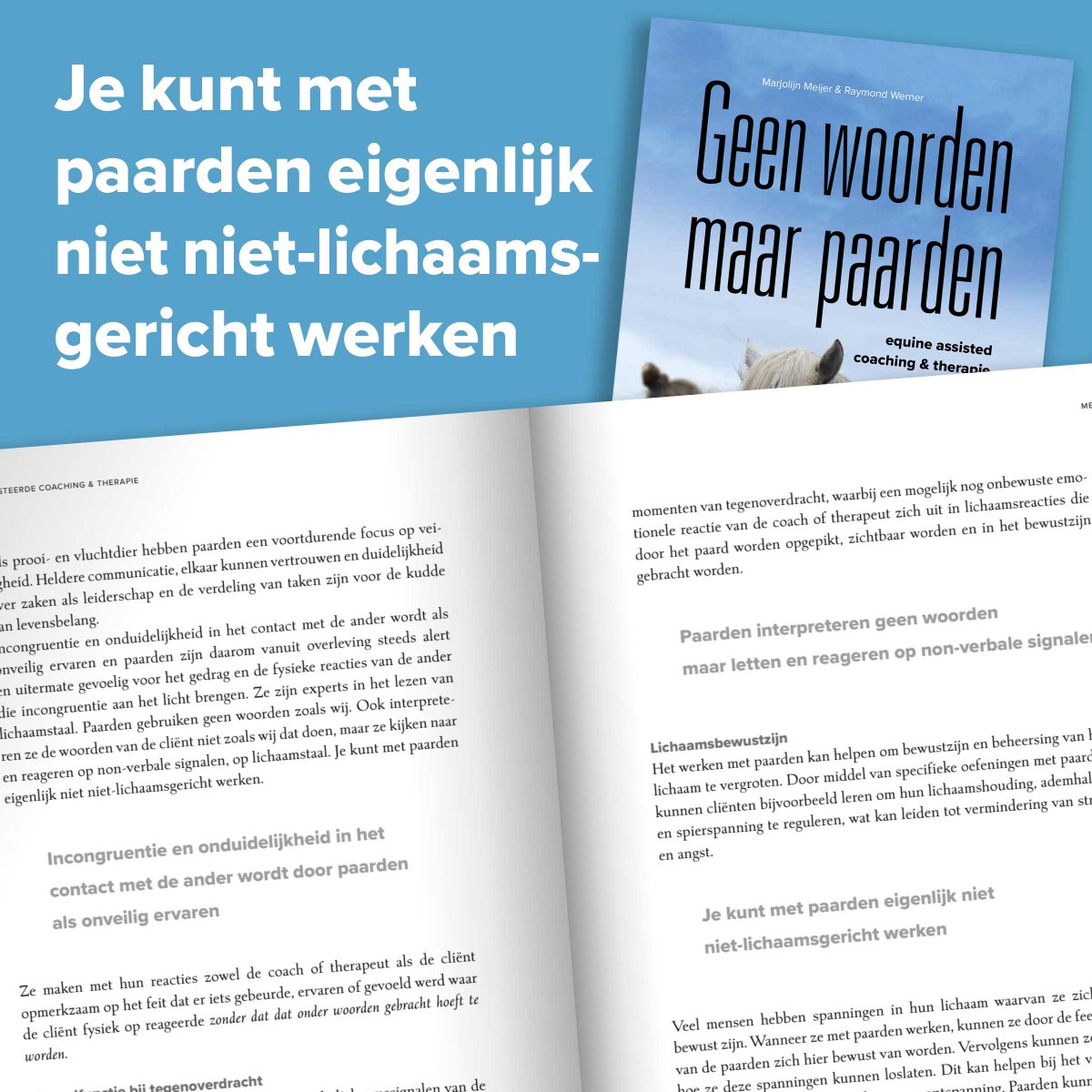 Keulseweg's tweet photo. Je kunt met paarden eigenlijk niet niet-lichaamsgericht werken

Veel meer hierover lees je in ons nieuwe boek, bekijk vast een paar bladzijden:
https://t.co/7RmeFt7HhF https://t.co/g8miGRqEGY