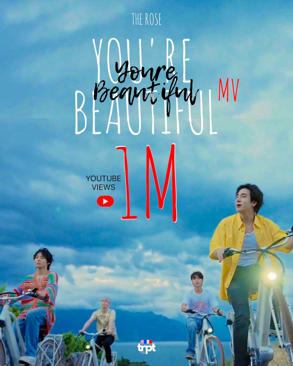TRPYoutubeTeam's tweet photo. The Rose "You're Beautiful" Mv has now reach 1 Million Views ‼️

Another milestone from us! Let's keep streaming, don't forget to LIKE, COMMENT, SHARE, and SUBSCRIBE to #TheRose YT Channel.

Stream here: https://t.co/eXWRw2s54C

#TheRoseYOUREBEAUTIFUL
#TheRoseDUAL 
@TheRose_0803 https://t.co/iuKPqgerjF