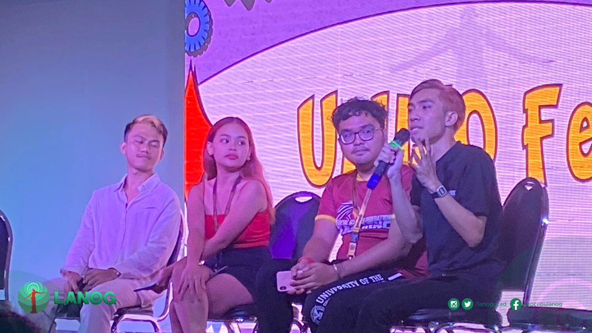 lanogccad's tweet photo. TAN-AWA: Lanog attends the recently held UNISO fest to discuss and invite the College of Communication, Art, and Design (CCAD) students to the newly established college publication.
#UNISOFest2023
#Lanog https://t.co/lkGXro1p04