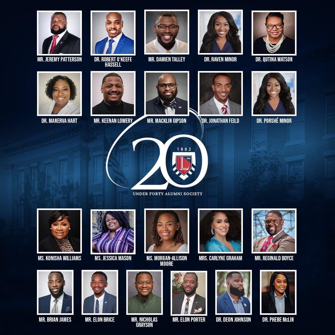 Grayson_EDU's tweet photo. I’m so grateful to be nominated and a recipient for @thelanecollege 20 Under Forty Young Alumni Award! #HBCUMade #LCDragons #BishopsKids https://t.co/6k3y8EBEwq