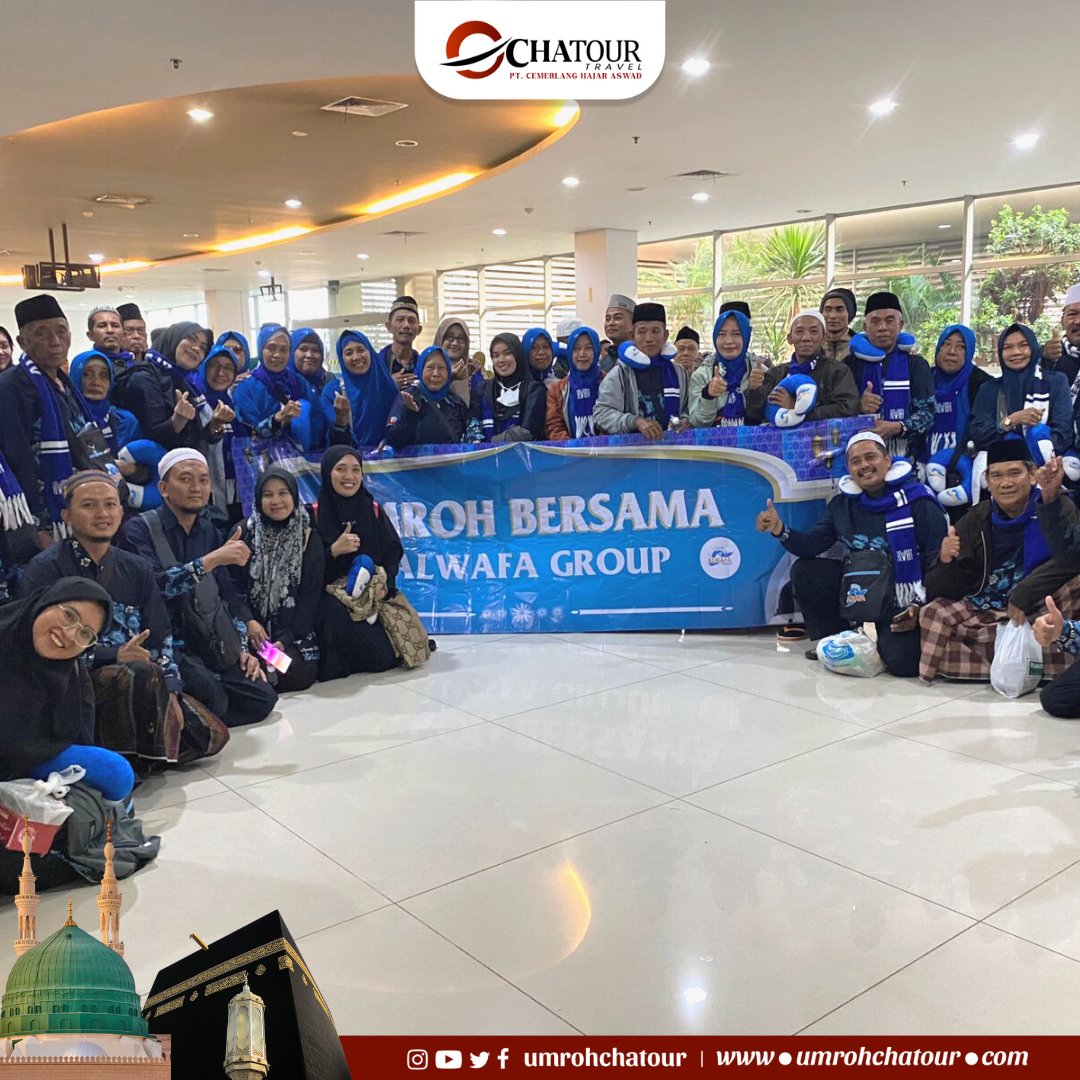 umrohchatour's tweet photo. Alhamdulillah Masya Allah
Keberangkatan Jama'ah Umroh Chatour Travel pada Hari Sabtu, 26 Agustus 2023 program 12 Hari dengan total 77 Jama'ah by Maskapai Batik Air.
#chatourtravel #chatourtravelsurabaya #panglimagroup #CerdasHematAmanah #hajj #haji #umrohterpercaya #umrah https://t.co/fFR5vFnZp8