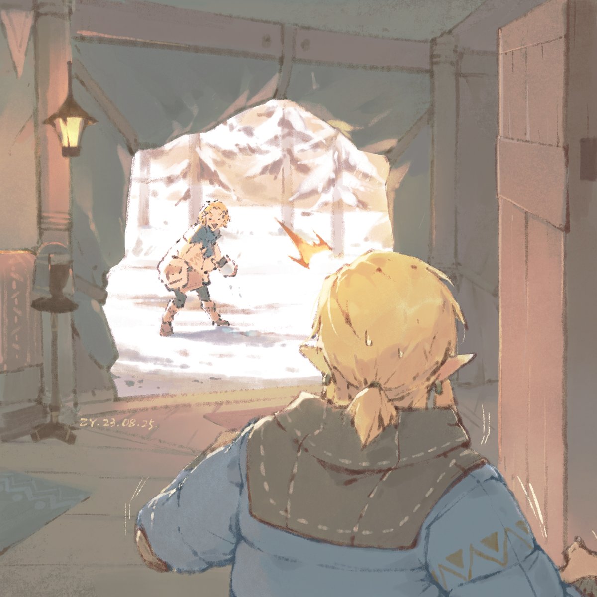 kchang57's tweet photo. "覚悟なさい〜！” #botw #totk #Zelink https://t.co/Km2FURlI2B