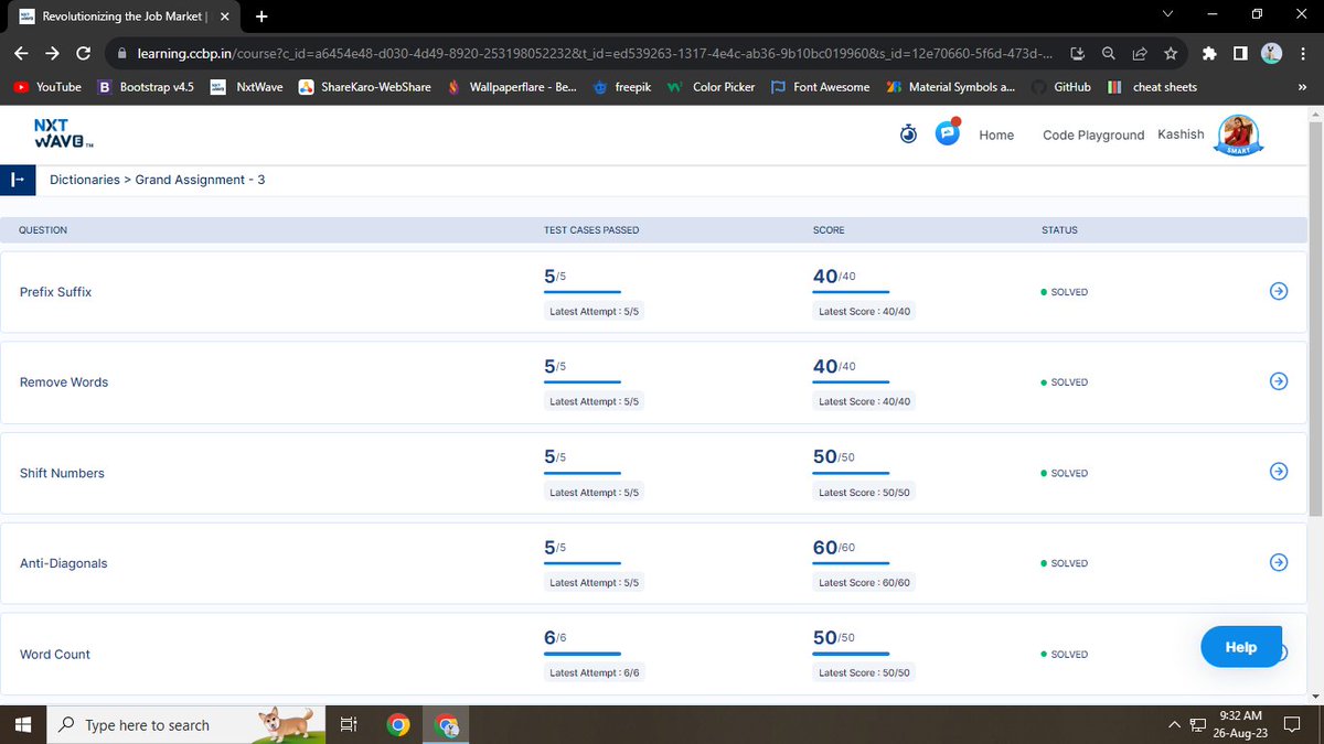 Kashish120303's tweet image. I extend my greetings to all of you!
As part of #week13, I will work on Grand Assignment #3
@nxtwave_tech @rahulattuluri Sir @sashankreddy07 Sir
#FullStackDeveloper #codingpractices
#ccbp #programmingisfun #python #softwareengineering #programminglife #developerlife.