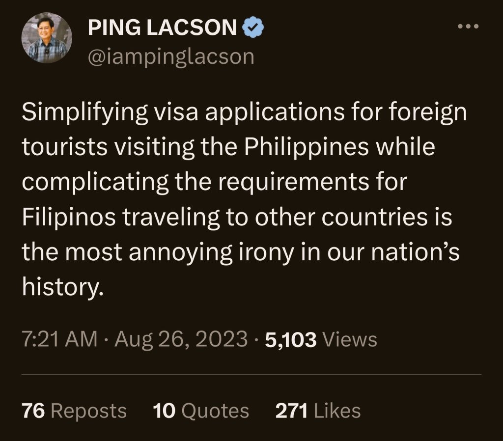 pinoyanghang's tweet image. I'm with former Senator PING LACSON on this one.