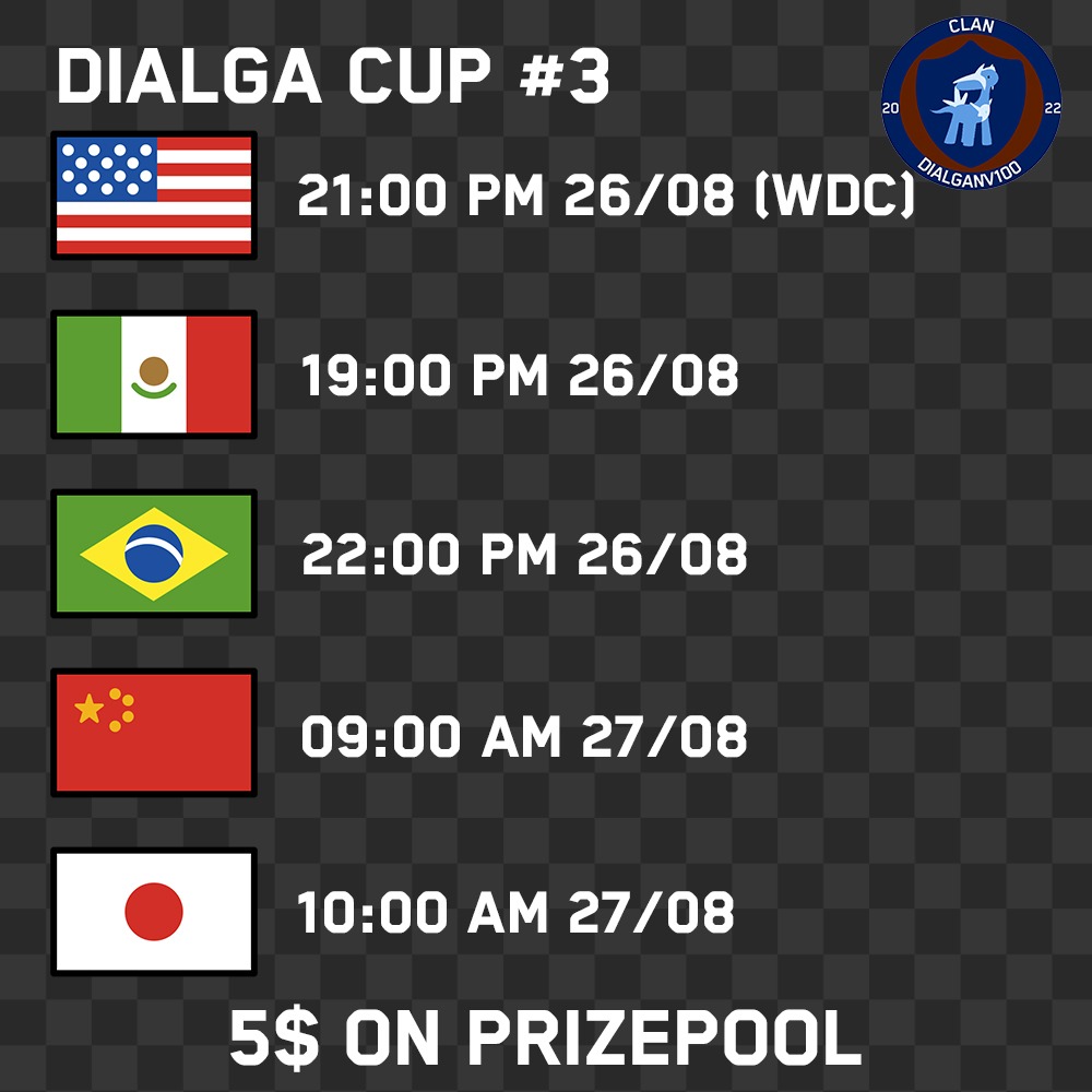 This weekend we return with the tournaments, we are waiting for you all. 🔥🐐 
More information: discord.gg/aPbR8Fxj
Enter the tournament: noff.gg/tournaments/to…