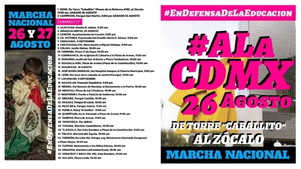 GARCIPAVON's tweet photo. Gran Marcha Nacional por #DefensaDeLaEducacion 26 y 27 de Agosto.
#NoALosLibrosDeTexto https://t.co/oFeAoqKbXE
