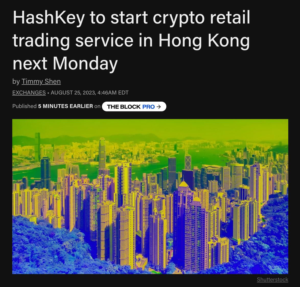Rich7Ha's tweet photo. 🔥HashKey Exchange có trụ sở tại Hồng Kông sẽ bắt đầu cho phép các khách hàng nhỏ lẻ giao dịch Crypto từ ngày 28 tháng 8. 

Trước mắt họ nói chỉ có thể giao dịch BTC và ETH.
Và sự KYC nghiêm ngặt cùng với quy định cấm người dùng có địa chỉ IP Trung Quốc https://t.co/6rCGOf0dSz