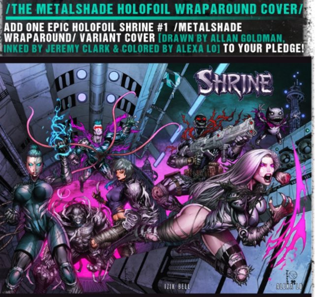 HellsSpawnWorld's tweet photo. If you missed out on the @Kickstarter campaign for #Shrine by my buddy @insidious_izik and his partner #AlexaLo @akira_kirai, then consider backing on @BackerKit. You can get some nice covers to add to your collection. 😏#indiecomics #IronAge #RippaVerse #ComicsGate @thelucentcomic @aaronlopresti @JoeMSonntag1 @SeanAhrendt @RenieDraws @Plaster_Harris @Jollygreen2854 @SnuggyJr @AldousOnTheFarm @Tonpa2 @WartTheWizard @cg_pete @RobhunterArt @LunarArchivist @vielned @AlexvrbX @art_chris @FillPops @elonmudd @fabioartworks @__RiseAgain__ @ComicsandCleave @BillyTucci
https://t.co/kyX6lZEgJE