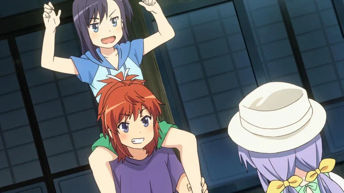 おんぶされて帰る程ちっちゃかったなつみがひか姉をかたぐるまするくらい大きくなって・・・・゜(゜⊃ω⊂゜)゜ 