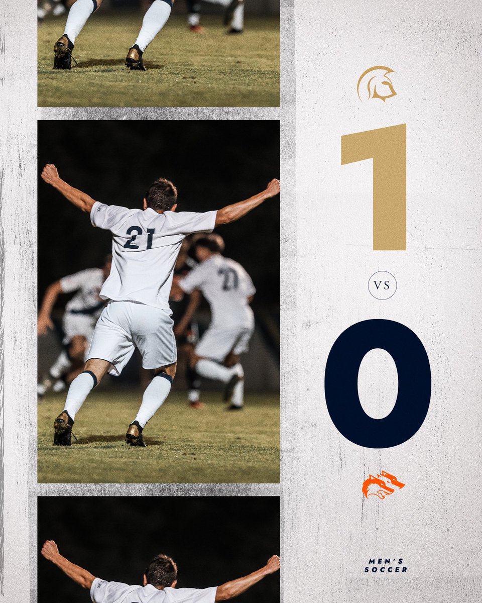 MSOC | Xander Roxburgh with the match-winner late to send us to victory over Thompson Rivers! 

#TWUSoccer