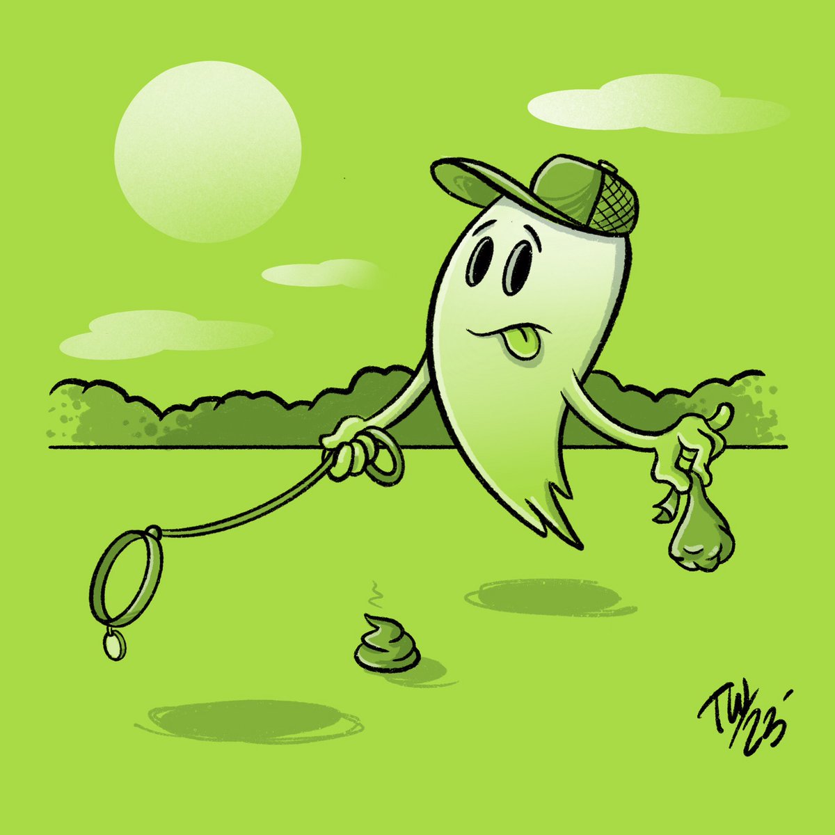 tomwattersart's tweet photo. #aughost prompt 26 #invisible
Same poop…different day!
#aughost2023
#ghost #ghosts #spooky
#spookyart #halloweenart #creepycute
#drawingprompt #drawingprompts
#sketch #dailysketch #sketchoftheday
#invisibledog #dogwalker #poop
@TheRealAuGHOST https://t.co/V6y68QluwP