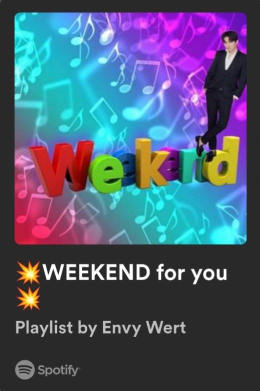 NEW RELEASE BY DIMASH WEEKEND #Weekend #WeekendByDimash #WeekendByBurakYeter #Newmusic Слушаем @dimash_official & @BURAKYETER на #Spotify Большое спасибо @Helendear008. Танцуем вместе💃🕺 open.spotify.com/playlist/1oQH8…