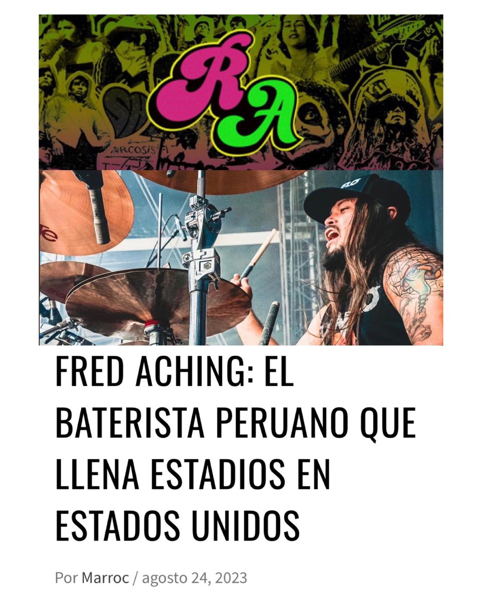 Fred Aching Drums tweet media