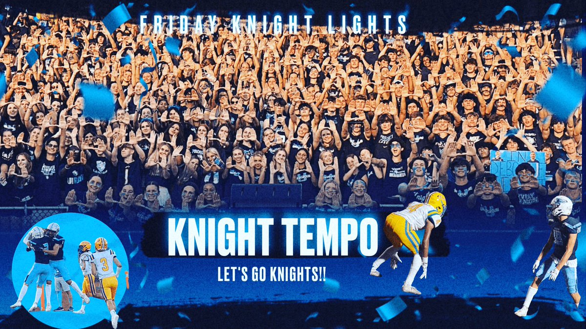 Energy on and off the field was electric tonight vs. a very good LT team! Big victory! Let’s Go Knights!