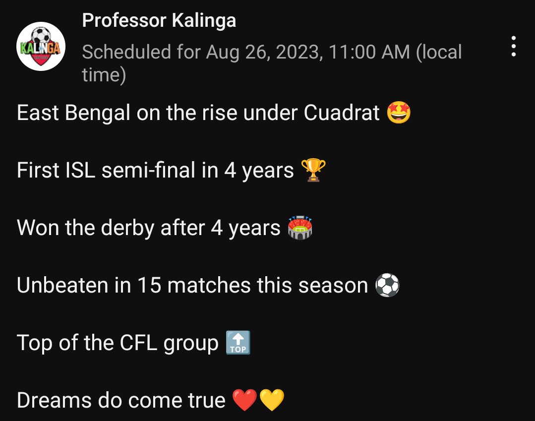 BELIEVE in #BangalPower! ❤️💛

#DurandCup #JoyEastBengal #EmamiEastBengal