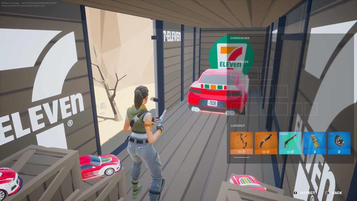 35mmAvery's tweet photo. Did I install Fortnite for this yes, yes I did cause 7eleven is hella based #ThereCar https://t.co/Kzoayg0Zec