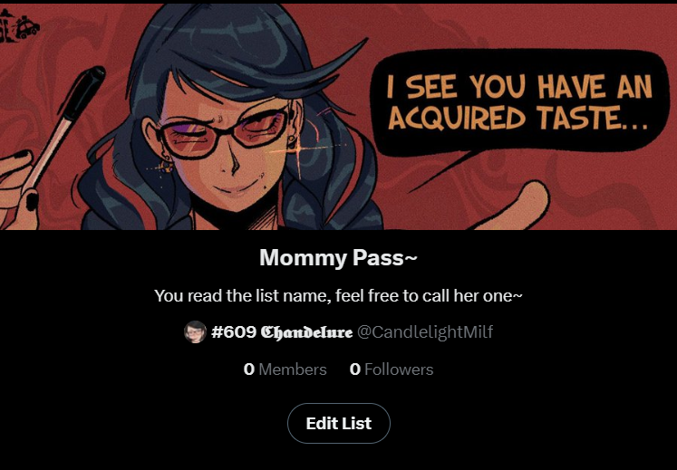 Like + Retweet to be considered for the list~