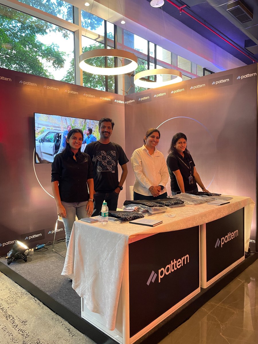 prateekkish's tweet image. Stop by our booth at #RCI #RubyConfIndia #RubyFriends #RubyConf #rubyconfwithpattern

- @patternhq