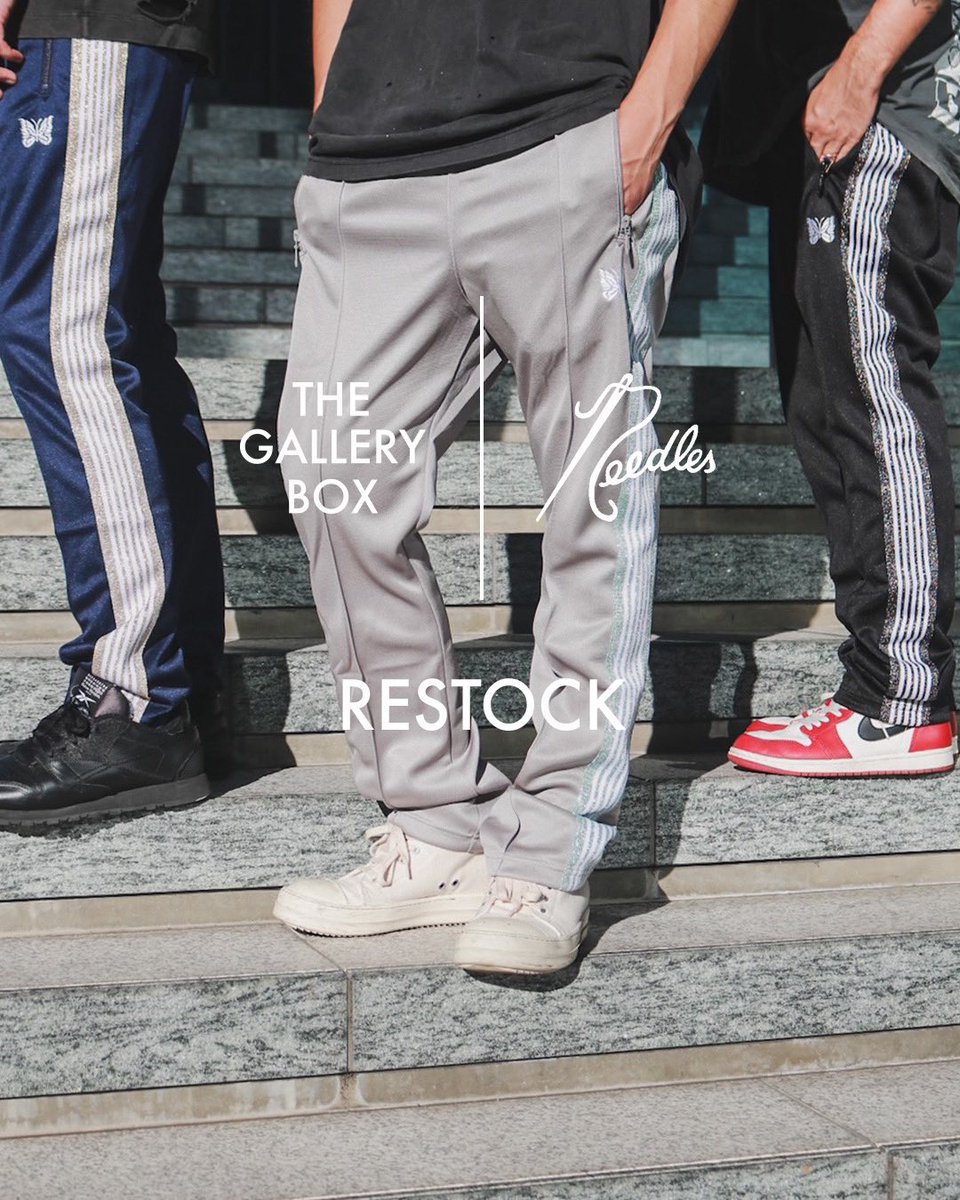 box_gallery's tweet photo. 【 Needles × THE GALLERY BOX 】

RESTOCK 8月26日(土)   20時よりオンラインストアにて販売開始。

NeedlesとTHE GALLERY BOXによる第1弾となるコラボレーションアイテムの再販が決定。前回販売時には即完売した人気カラーBLACKも登場。

是非この機会をお見逃しなく。

#needles #ニードルズ https://t.co/frUq6uFPMl