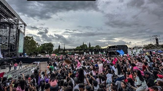 120k fue la asistencia al concierto de JD Pantoja y Kim Loaiza en la FENAPO San Luis Potosí , está noche ❤️‍🔥
