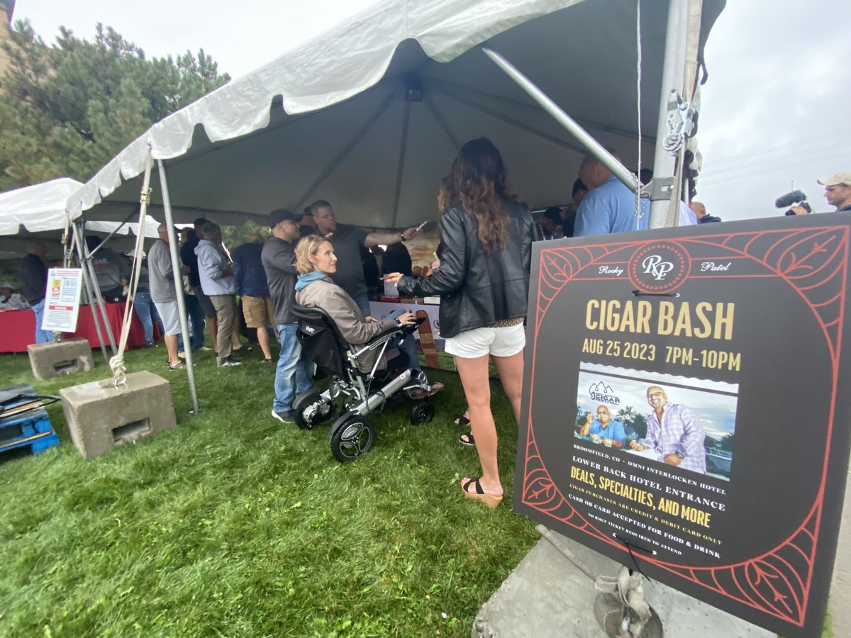RMcigarfestival's tweet photo. You showed up and turned it out! Cheers to everyone who came by to party at the Mega Herf and Cigar Bash before the RMCF tomorrow. 🔥🎉🍻

#RMCF2023 #rmcigarfestival2023 #de4l #drewestatecigar #drewestatecigars #megaherf #herf #rockypatel #rockypatelcigar #cigarbash #cigars https://t.co/IWewliOcMy