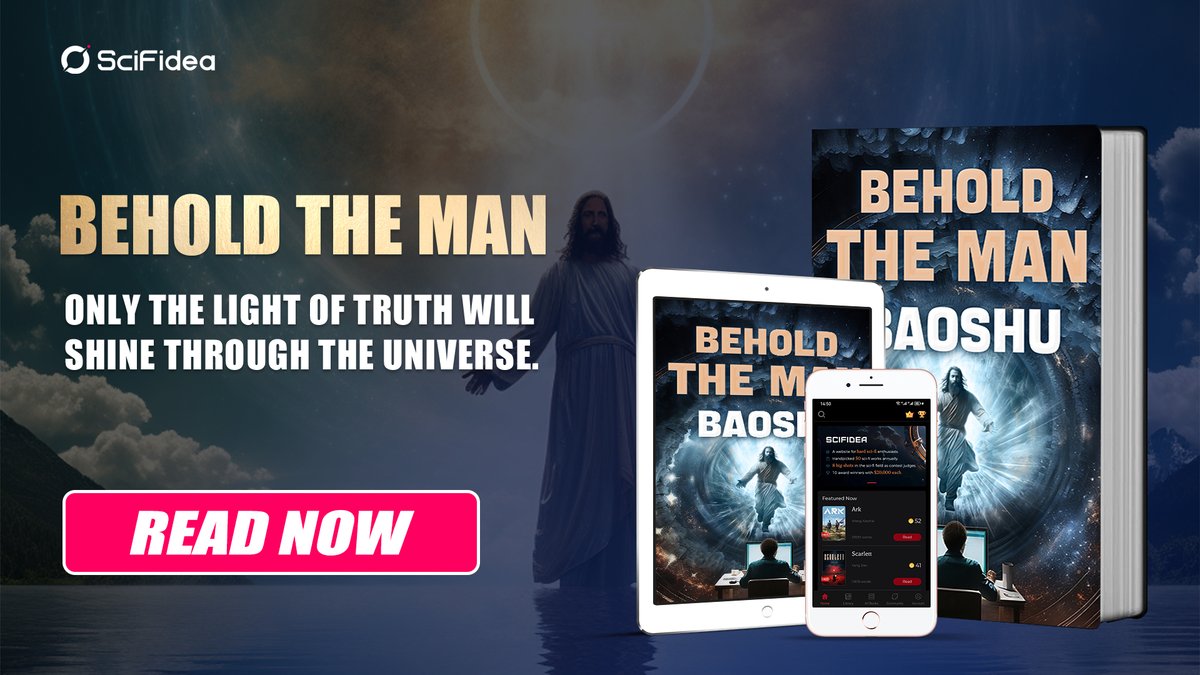 New Book Available Now! "BEHOLD THE MAN" ⚡️
Read Now to meet new SF world: scifidea.org/book/index/SYS…

#WritingCommnunity #writingprompts #scifibooks #SciFidea