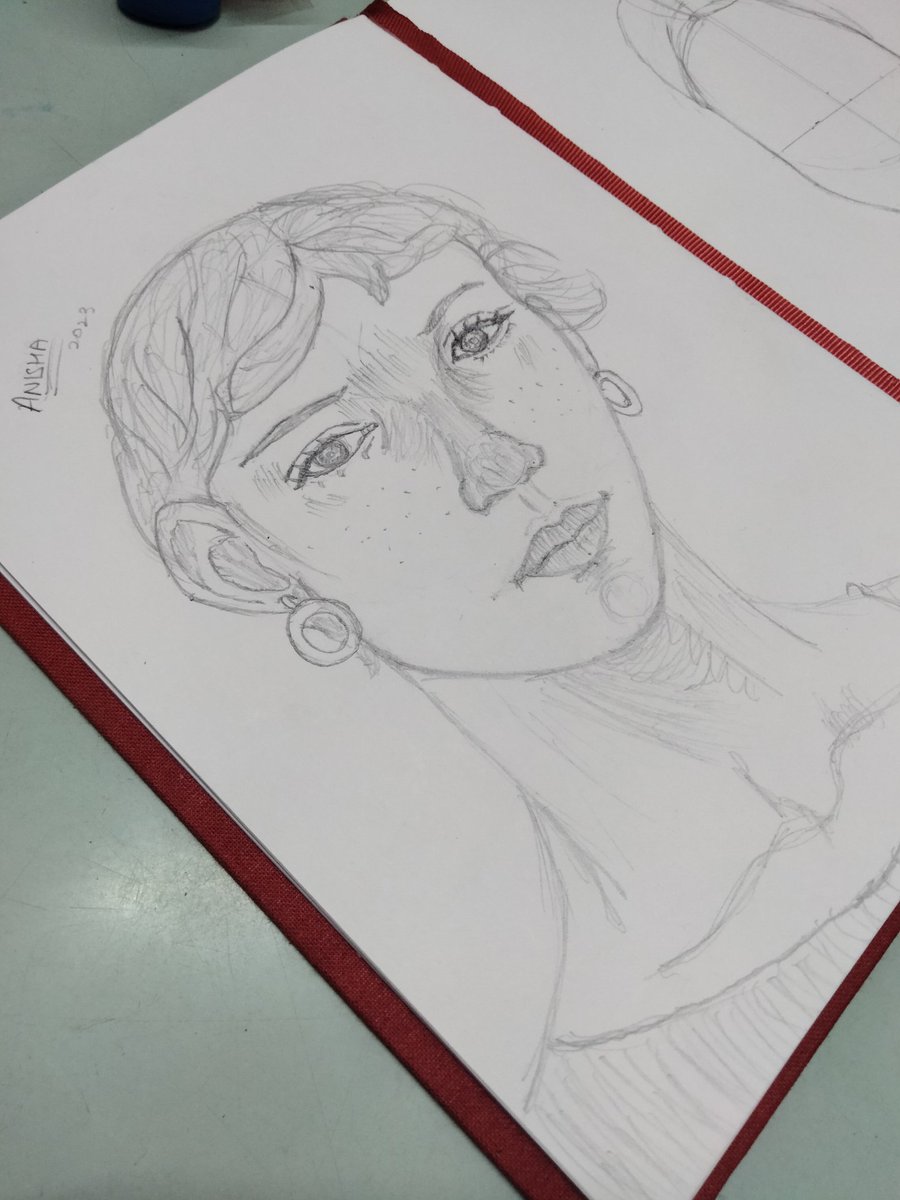 Anisha_Sharma18's tweet photo. Portrait practice 💖
.
.
.
#sketching #portrait #portraitsketching #sketch #pencilsketch #camlin #sketchbook #sketchart #art #artist #artaccount #ArtistOnTwitter #indianart #indianartist #artwork #portraitpractice #digitalart https://t.co/Ng3QYO3tAM