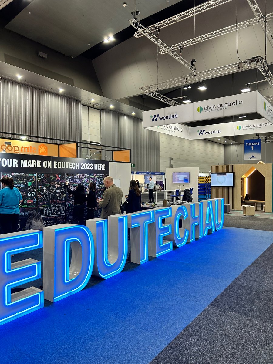 Big couple of days at #EdutechAU this week. As expected AI dominated the conversation. Love the idea that you don’t need to be an expert to interact with computers now, natural language is opening this up to everyone.