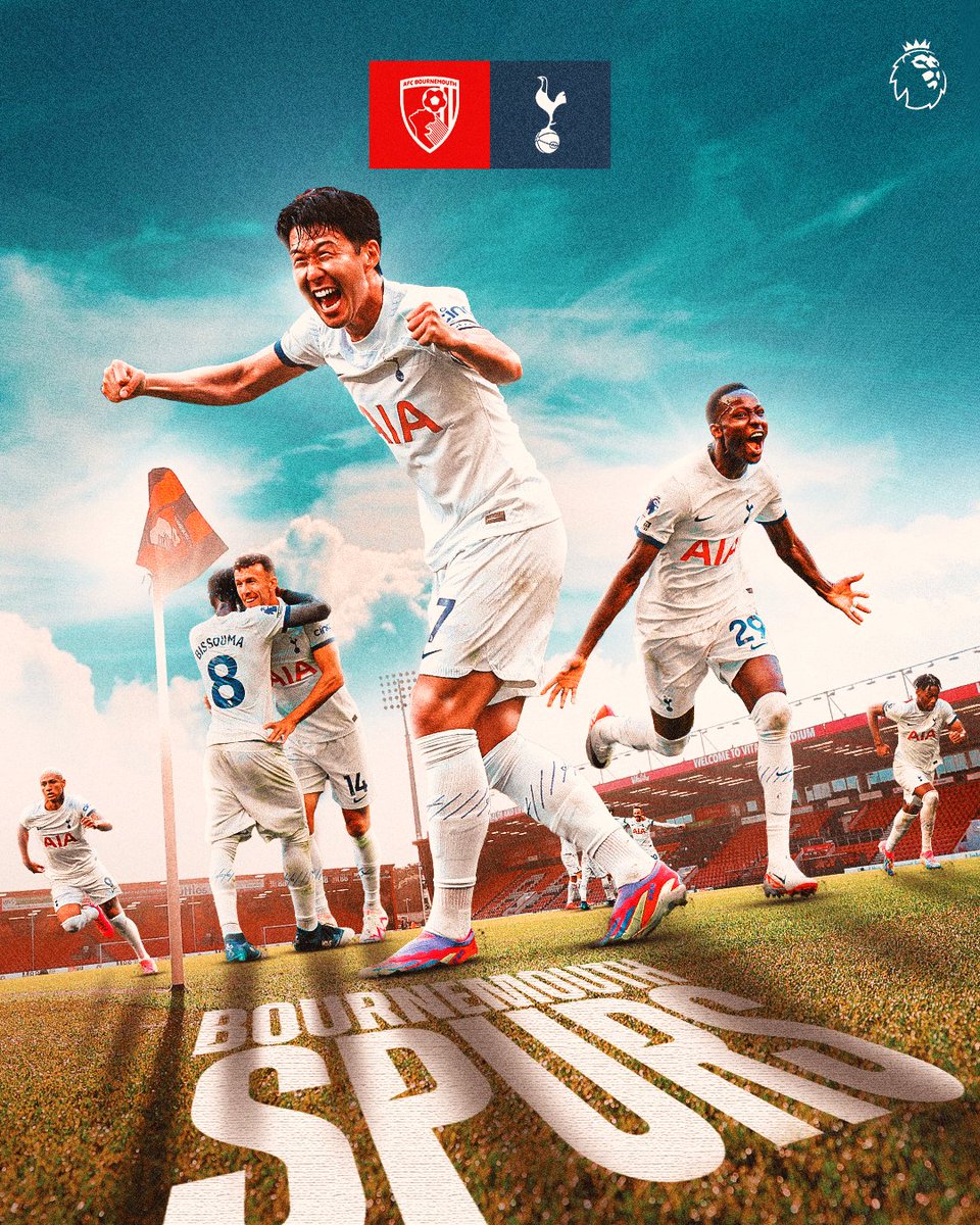 SpursOfficial's tweet photo. MATCHDAY ✊

🆚 Bournemouth
🏟️ Vitality Stadium
🏆 Premier League
⏰ 12.30pm BST
#️⃣ #BOUTOT https://t.co/iaoosbVCj5
