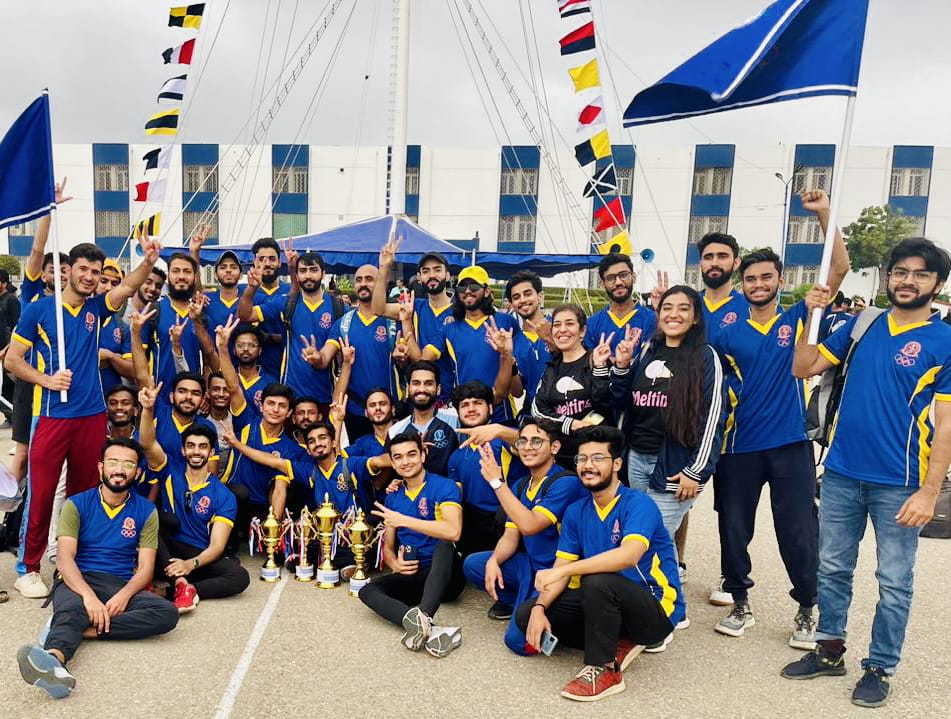 Dow_Uni's tweet photo. DUHS Triumphs in Sports Gala
On August 23, 2023, the DUHS sports contingent, consisting of 48 members, embarked on their journey to the Pakistan Marine Academy.
#DUHSSportsContingent #Teamwork #Victorious #BadmintonChamps #BasketballWins #TableTennisSuccess #CricketQuarterfinals https://t.co/1WIo9n2Mor