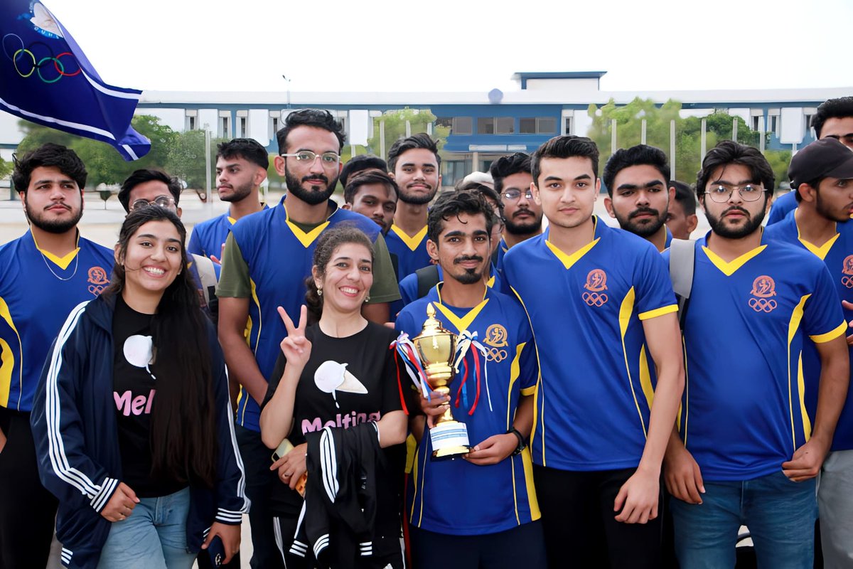 Dow_Uni's tweet photo. DUHS Triumphs in Sports Gala
On August 23, 2023, the DUHS sports contingent, consisting of 48 members, embarked on their journey to the Pakistan Marine Academy.
#DUHSSportsContingent #Teamwork #Victorious #BadmintonChamps #BasketballWins #TableTennisSuccess #CricketQuarterfinals https://t.co/1WIo9n2Mor