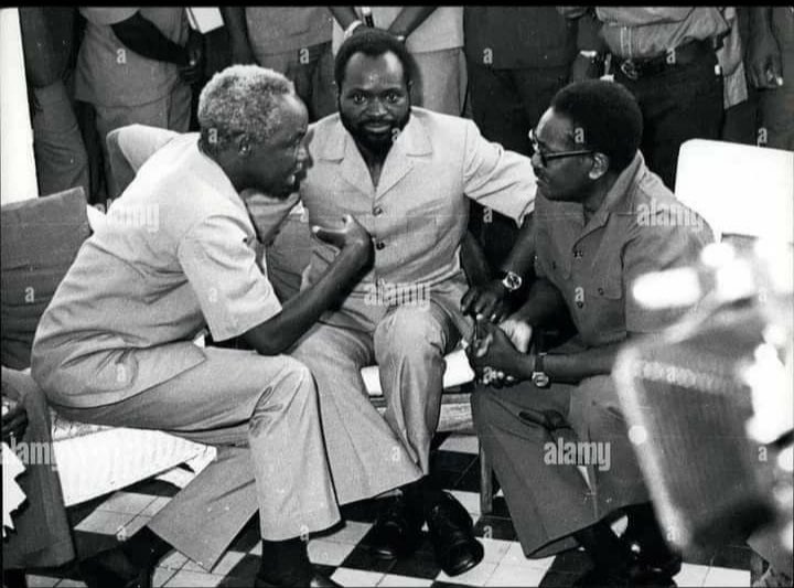 Some of the legendary men who dreamnt about, planned and fought for an independent Africa. For me they aren’t just the heroes, they are also grandpa Julius Nyerere (Tanzania), dad Samora Machel &amp; uncle Agostinho Neto (Angola).