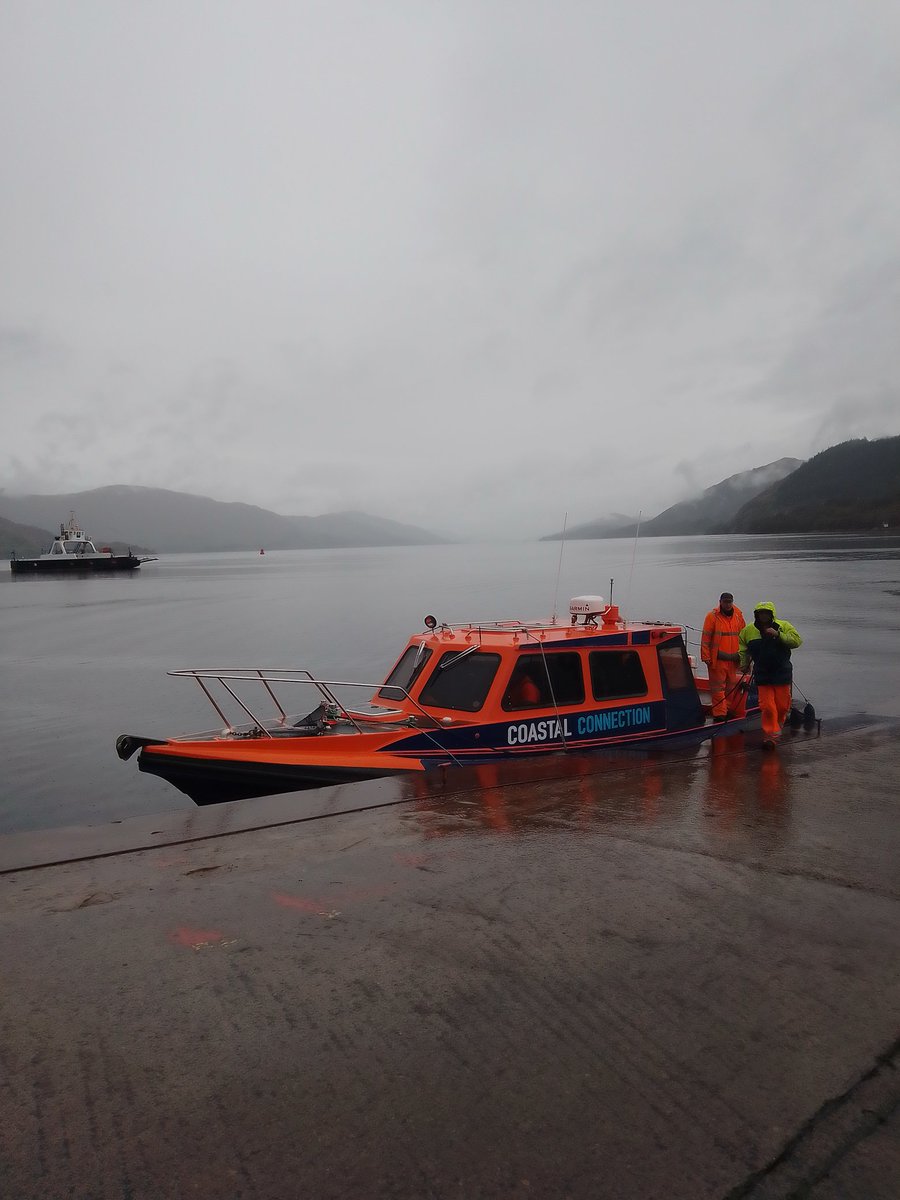 First trip on the wee #CorranFerry replacement RIB...