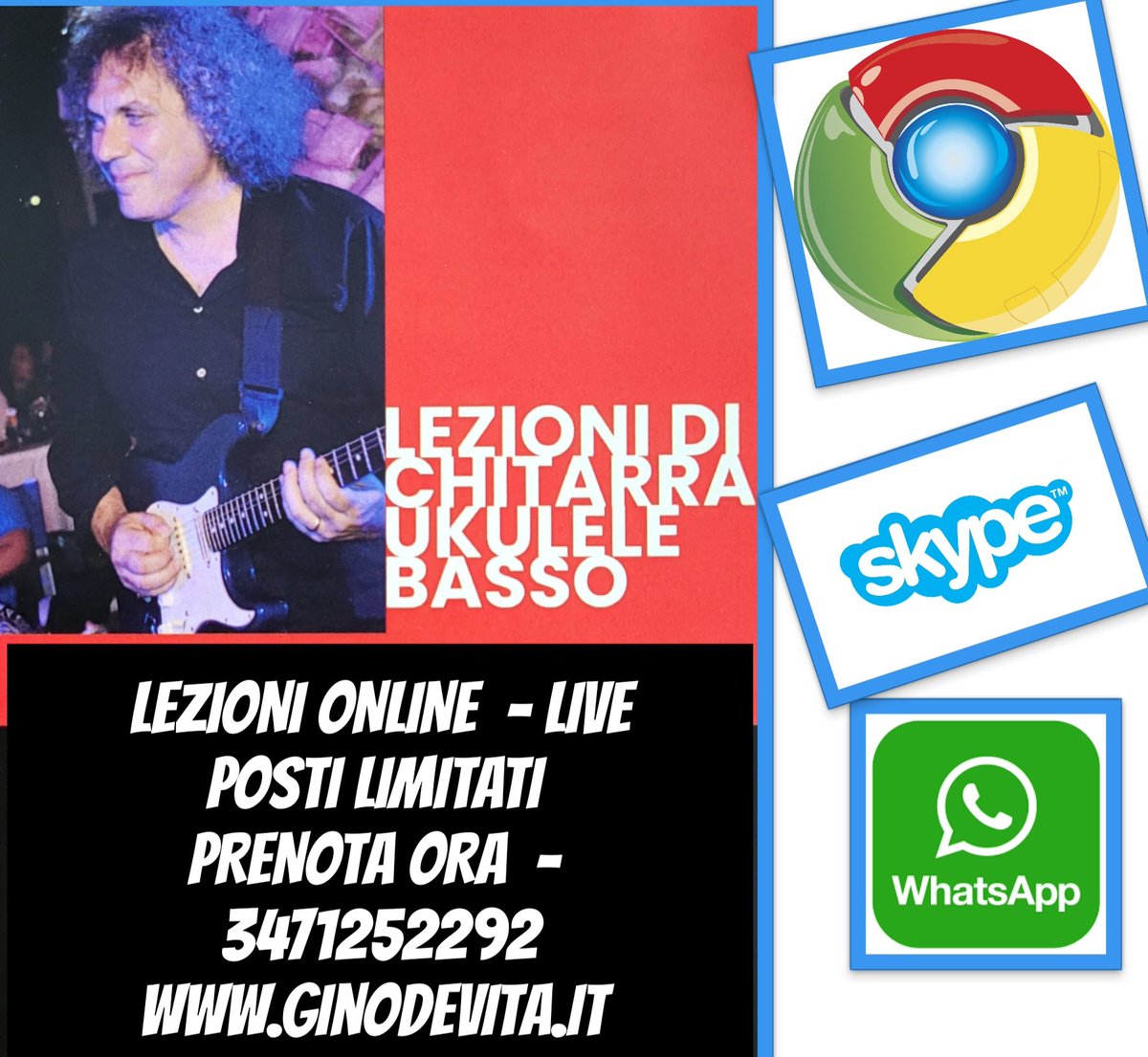 GinoDeVita2's tweet photo. #guitarlesson #ukulelelesson #bassbeginnerlesson #lezionidimusica #preparazioneperesami #solfeggio #armoniapopjazz #onlinelesson #music #guitar #composer #arranger https://t.co/U89QezzmBD