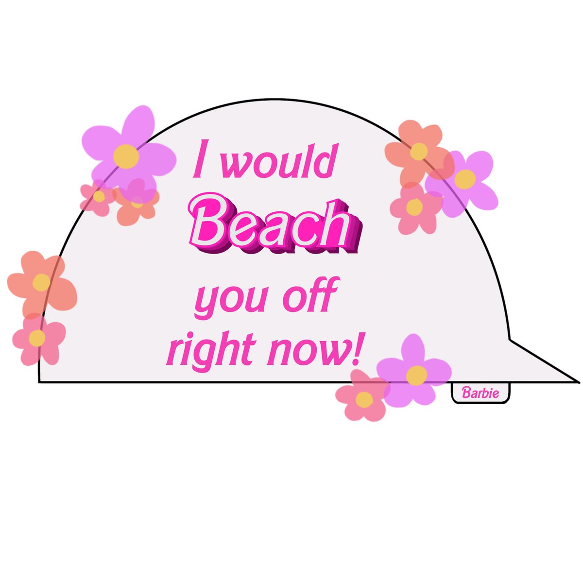 Made a silly little #Barbie sticker design. 

#Barbiefanart #digitalart #sticker #im_trying