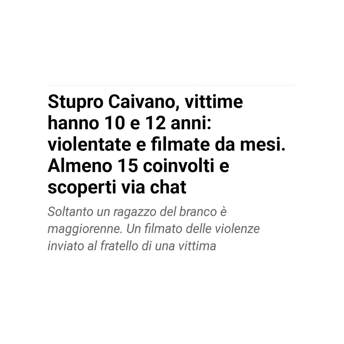 mizzinaa's tweet photo. cosa c'è, ora non se ne parla più? è finito il trend? è passato di moda? questa notizia non fa tanto rumore?
che schifo.
#stupro #Caivano #iononsonocarne https://t.co/4UspKq2phH